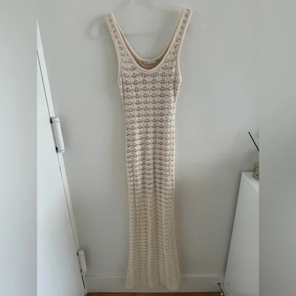 Alice + Olivia White Maxi Dress
